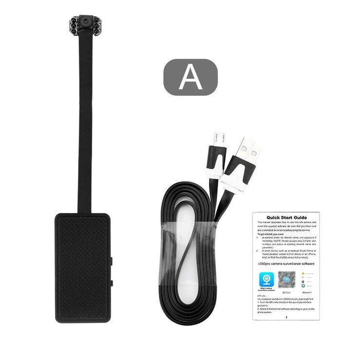 Kamera szpiegowska WiFi HD 1080P kamera DIY Mini kamera noktowizyjna