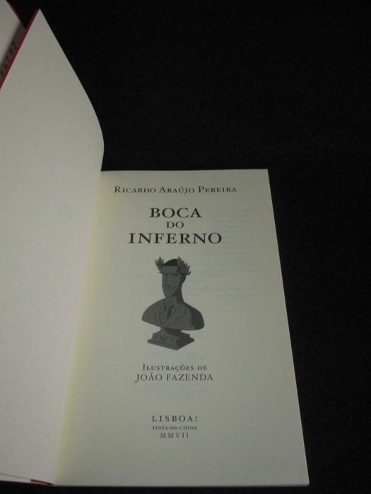 Livro Boca do Inferno Ricardo Araújo Pereira