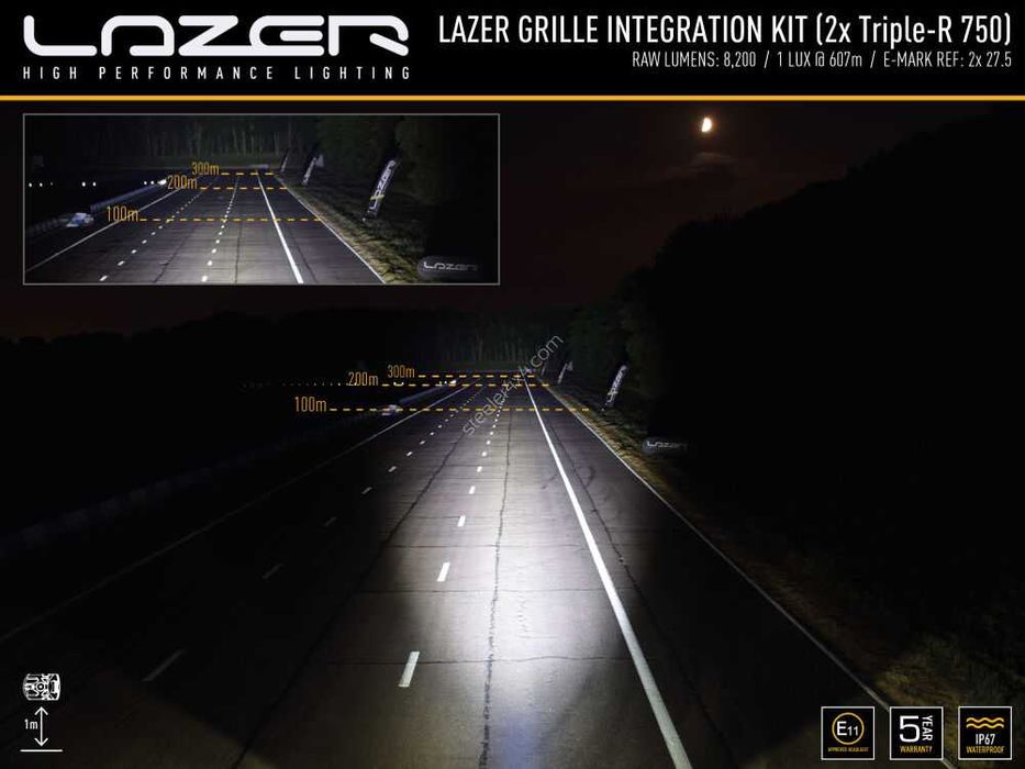 Zestaw Lamp LAZER TRIPLE-R 750 GEN2 (Standard) - TOYOTA HILUX 2015+