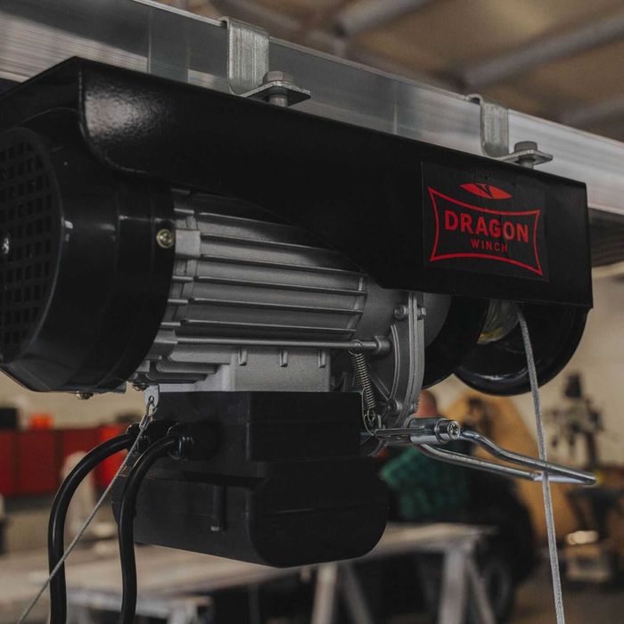 Електрична лебідка тельфер Dragon 125/250 (600 Вт) электро лебедка PL