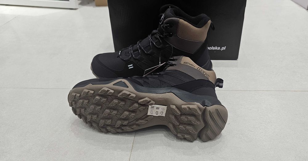 Czarne Buty Męskie Śniegowce 41-46 DK Soft Shell
