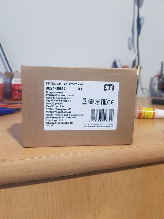 Ogranicznik Przepieć AC 4+0  Etitec