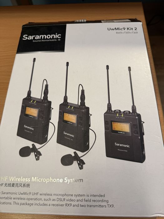 Mikrofony Bezprzewodowe (mikroport) Saramonic UwMic9 Kit 2