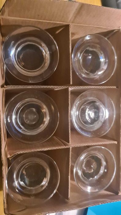 Conjunto de copos vintage Libby's - Sumos de Fruta - 6 Copos