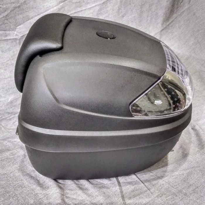 Top case 1 capacete encosto Mala Bagageira mota pequena moto Topcase