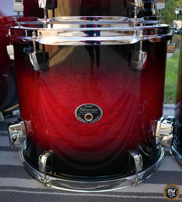 ‼️ Perkusja Tama Silverstar Custom 22”, 10”, 12", 14", 16" Red Black‼️