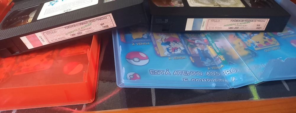 2 VHS da coleção Pokemon