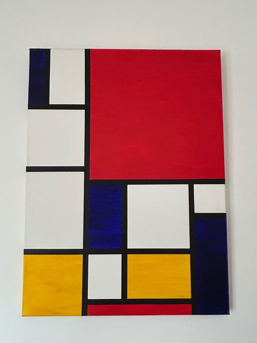 Quadros Tela Mondrian