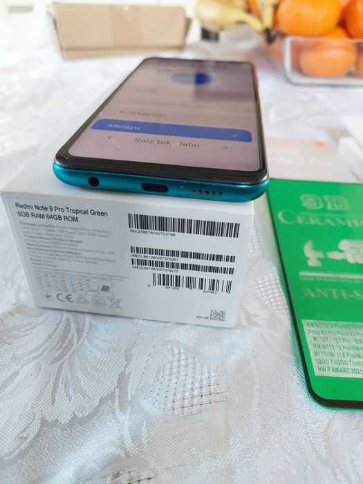 Telefon nie samsung iphone Xiaomi Redmi note 9 Pro  6 gb ram 64 gb rom