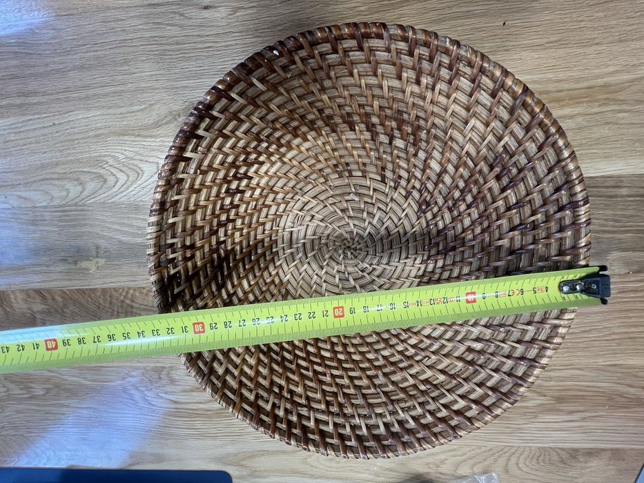 Wiklinowa miska uzywana patera