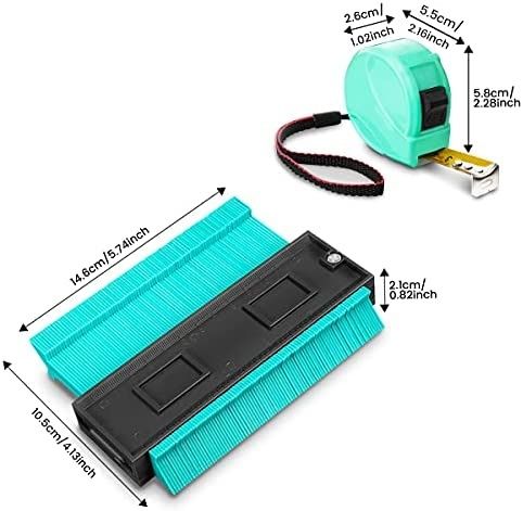 New! 14.6 cm Profile Contour Gauge, Offer Includes Tape Measure64729414589826121