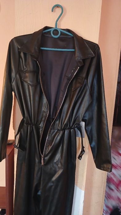 Комбенизон с кож зама .Новый