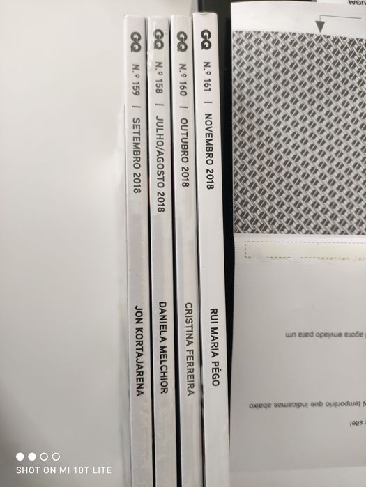 Revistas GQ novas e embaladas