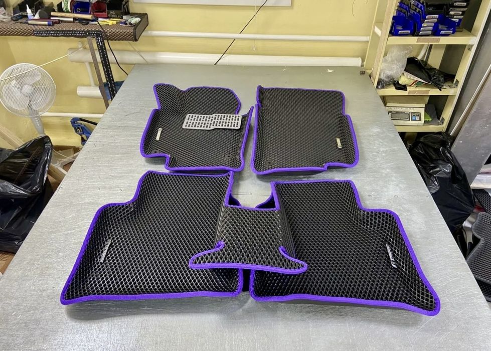 Качественные 3D коврики ЭВА. Ева Килимки с бортиками в салон авто