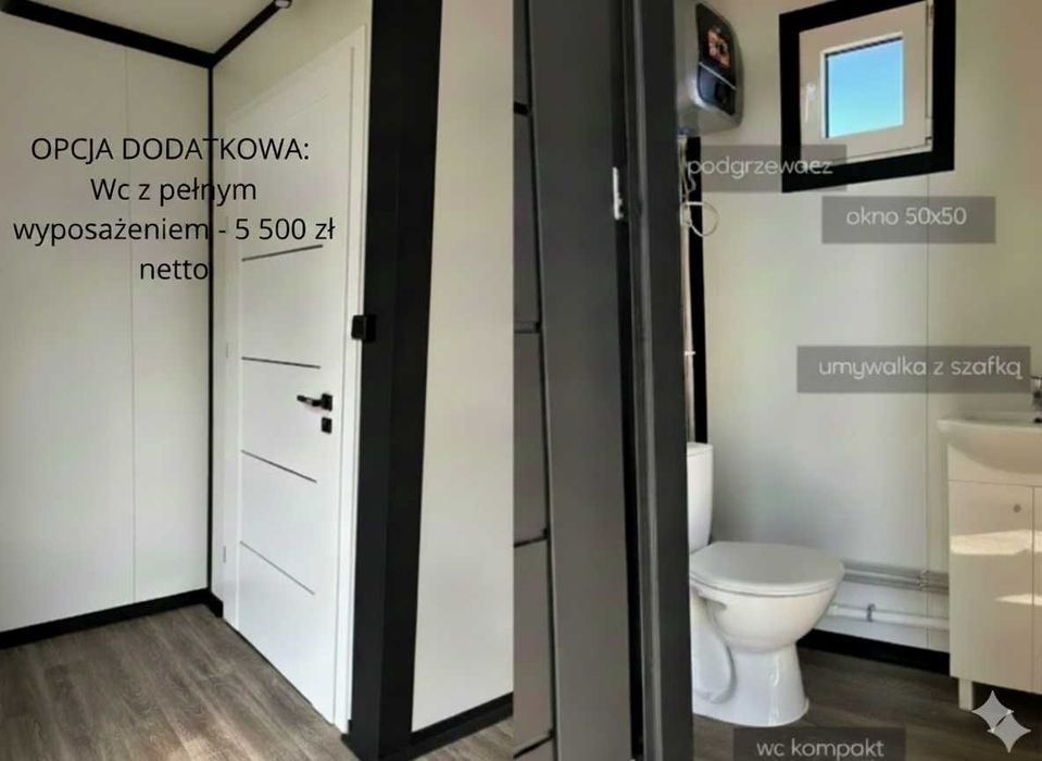 Pawilon kontener 9x3 m (900x300cm) biurowy handlowy usługowy ogrodowy