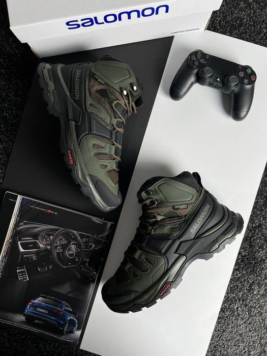 ТОП! Salomon Quest 4 GTX Khaki Fur 41 42 43 44 45 46 соломон квест