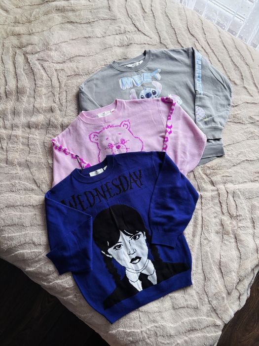 3x sweterek bluza H&M 146/152