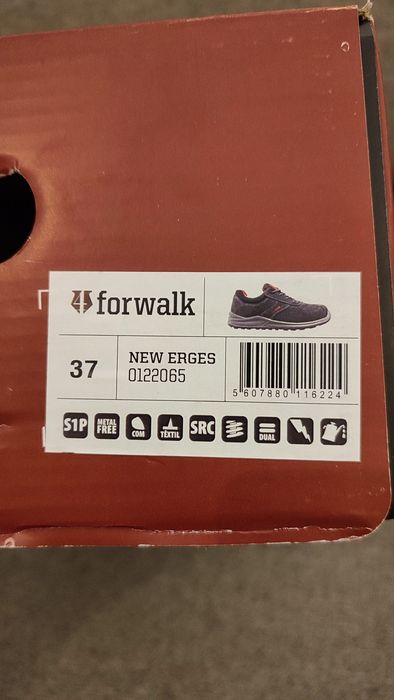 Sapato Trabalho(biqueira de Impacto) New Erges - For Walk - Novos - 37