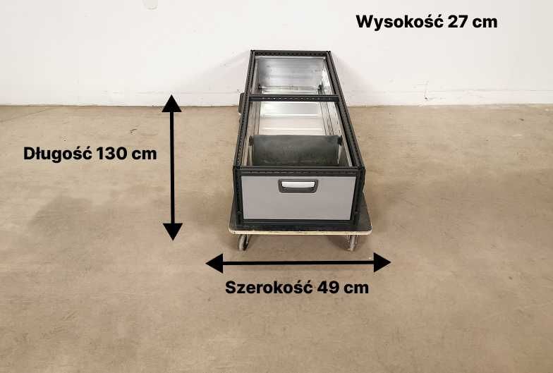 Szuflada dolna podłogowa do busa auta regał samochodowy serwisowy