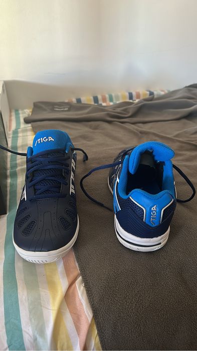Sapatilha tenis de mesa Stiga 45 azul nunca usada