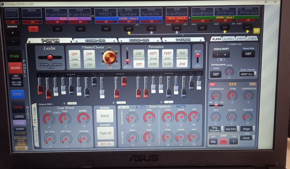 Teclado Roland VR-09-B