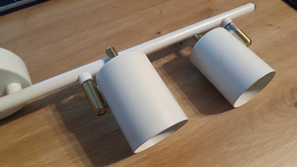 Kinkiet Verve 4 żarówkowy biały 4x370 lm 65 cm