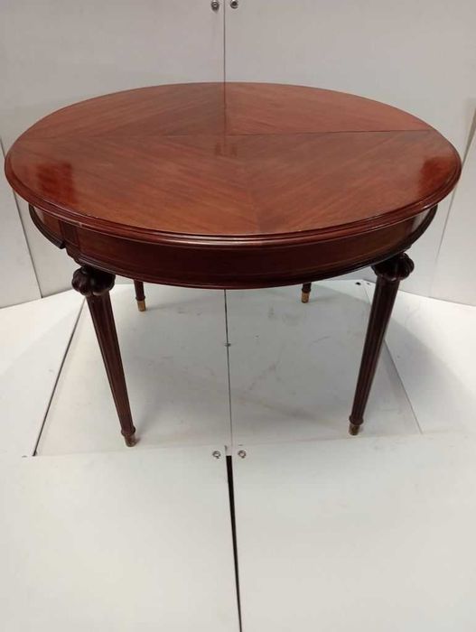 Mesa de jantar em madeira King designer Francês de Luís XVl