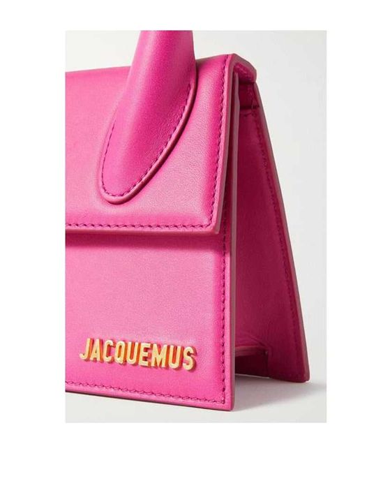 Сумка Jacquemus Le Chiquito Medium leather bag Neon Pink