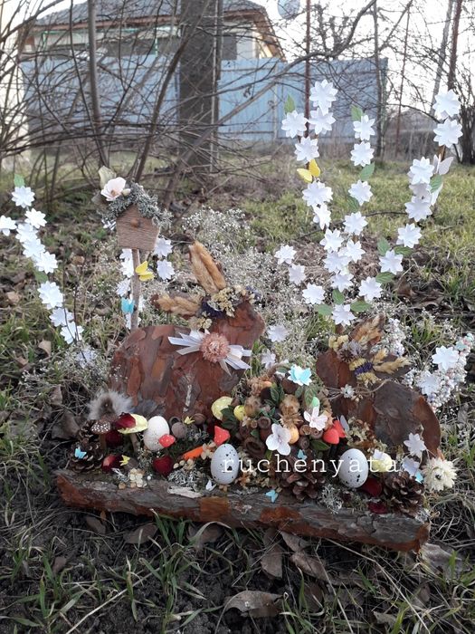 Пасхальна поробка . Великодня композиція.Поделка в школу,садочок.