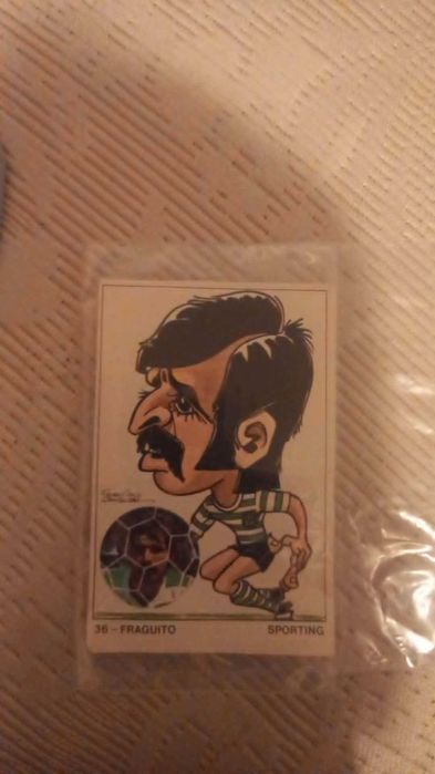 Cromo Nº 36 Fraguito - Sporting - Coleção Arte e Futebol (1979/80)