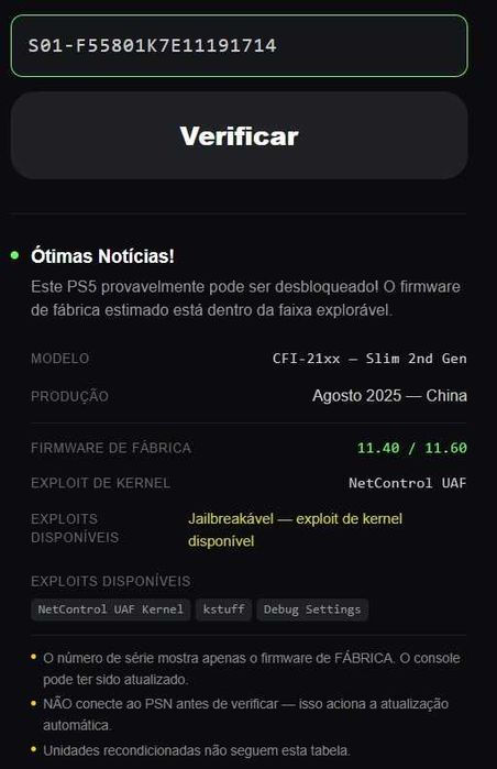 PlayStation 5 Standard 1TB com Leitor — Nova Selada, Fatura + Garantia | jailbreak