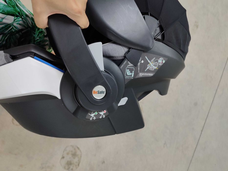 Vendo conjunto BeSafe Ovo+isofix+cadeira auto modular Izi X1 isize