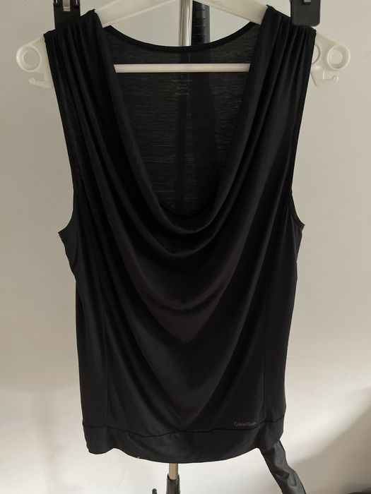 Calvin Klein top damski koszulka czarna S