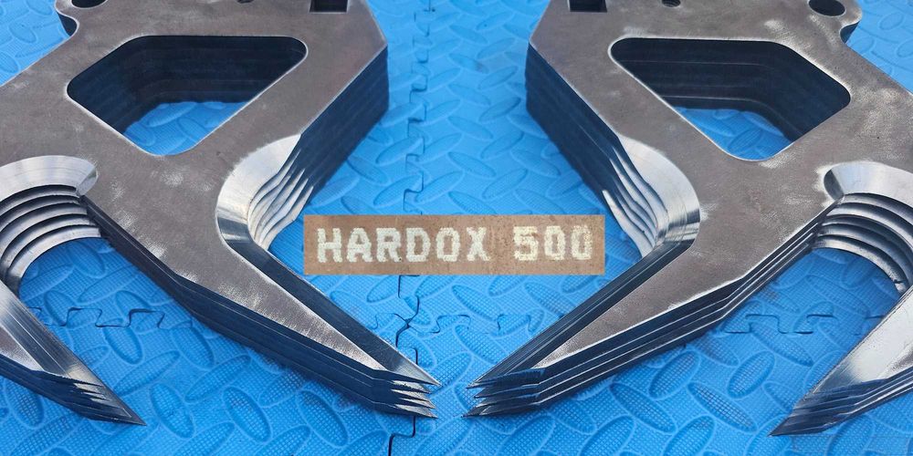 Nóż noże hakowe przystawki Krone Easy Collect w całości z Hardox500