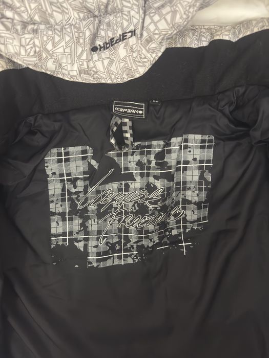 Чоловіча біла лижна куртка Icepeak. Зимова тепла куртка.