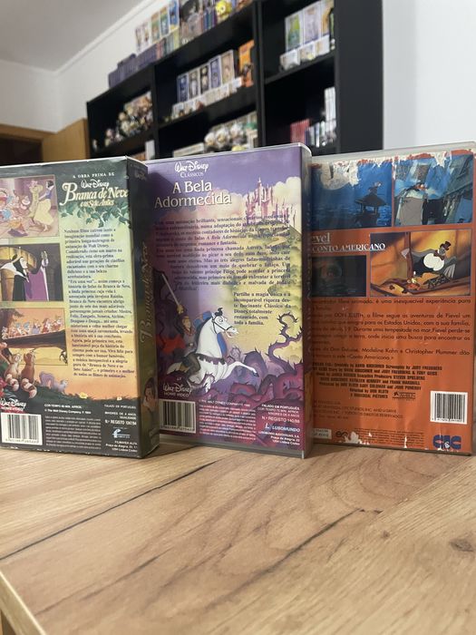 Conjunto vhs disney animacao