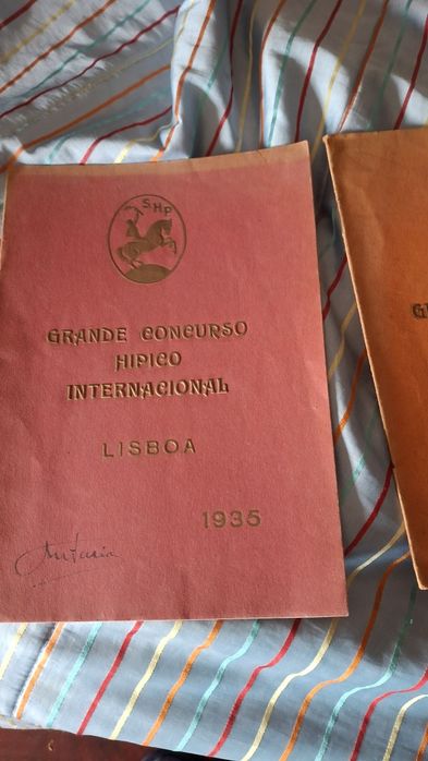 Programas concurso hipico Lisboa anos 30 hipismo equitação