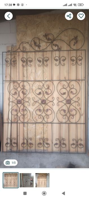 Продам готовую конструкцию из ковки