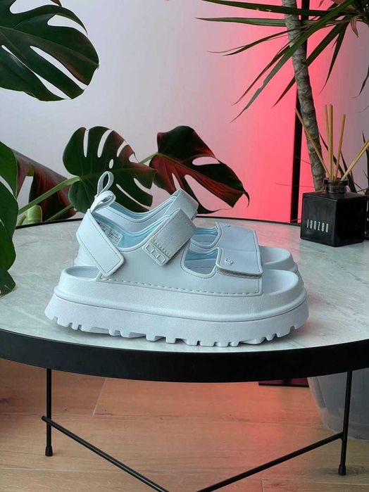 Босоножки/Босоніжки Ugg Goldenglow Blue/White Оригінал /Угги Сандали/Угг/Уггі Сандалі/Угі/Уги