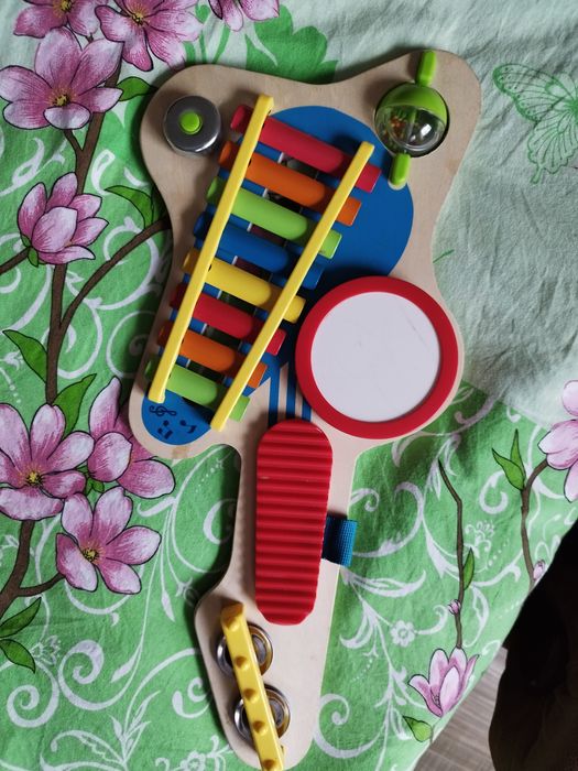 Дерев'яний музичний інструмент PLAYTIVE®JUNIOR Гітара-ксилофон 6 в 1