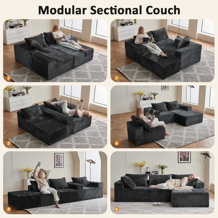 Nowa modułowa sofa / kanapa / łóżko / Vamcheer / 274CM !R190!