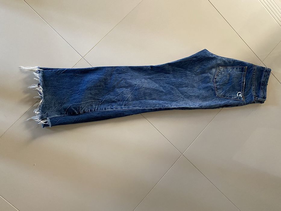 Zara szerokie damskie  spodnie jeansy