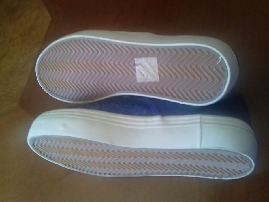 Sapatilhas em azul