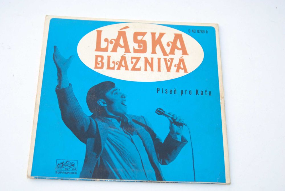 Stara płyta winylowa Karel Gott Láska bláznivá 69