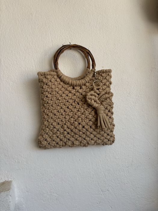 Bolsas em macrame