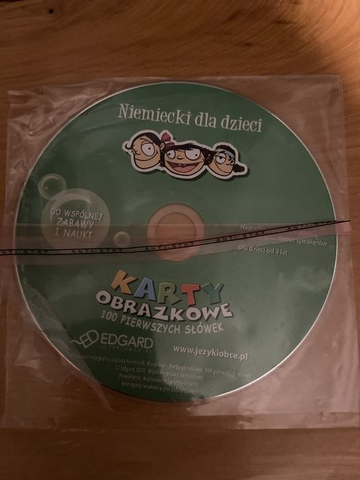 Karty Obrazkowe polsko-niemieckie 100 kart PŁYTA CD