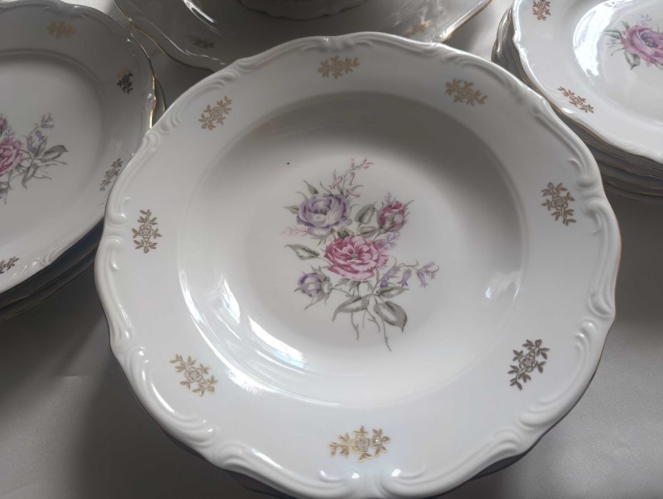 Zestaw obiadowy porcelana Bogucice