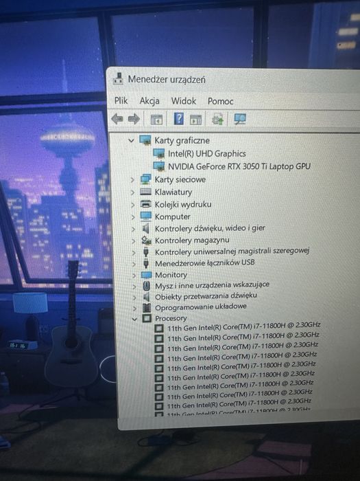 Laptop gamingowy Asus Tuf Gaming F15 i7 11800H RTX