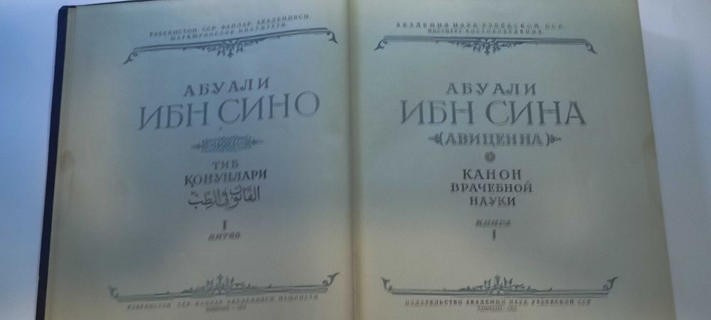 Ибн Сина Авицена Канон врачебной науки. В двух томах.