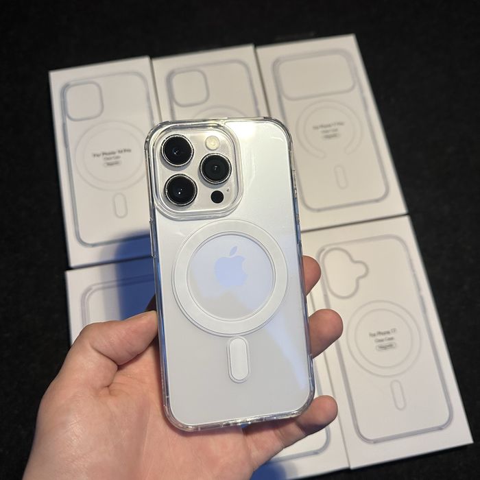 Розпродаж !!! Прозорий чохол IPhone 7-17 Pro Max Clear Case з Magsafe айфон